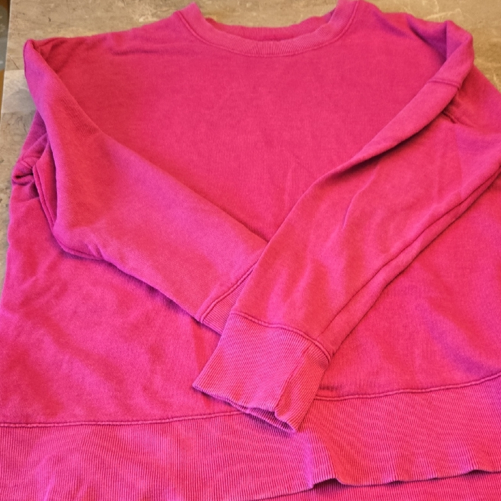 Time and Tru Bright Pink Sweater